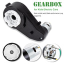 Set of 2 High-Speed 12V 40000RPM Electric Motor Gearboxes for Children's Ride-On Vehicles