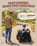 12V Kids Electric Jeep with Remote Control, Bluetooth, and LED Lighting