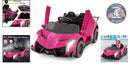 Pink 2-Seater Lamborghini Veneno Ride-On Car for Toddlers with Remote Control