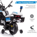 12V Battery-Powered Ride-On Motorcycle for Kids with Training Wheels and 3 Speed Options