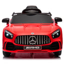 Licensed Mercedes-Benz 12V Electric Ride-On Car for Kids Aged 3-5 - Red