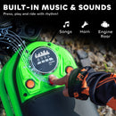 350W Electric Dirt Bike for Teens with 15 MPH Twist Grip Throttle in Green