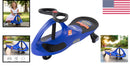 Police-Inspired Wiggle Car for Toddlers - Ages 3 and Up, 110 lbs Capacity