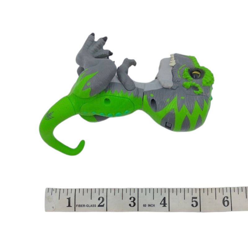 Interactive Untamed Ferocious T-Rex Fingerlings Toy in Green with Tracker