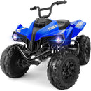 24V 4WD Dual-Seater ATV for Older Kids, Robust 4-Wheel Ride-On with Sounds in Blue
