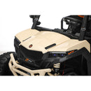 24V 4WD Dual-Seater Kids Golf Cart with Remote Control, Sunshade, and LED Lights