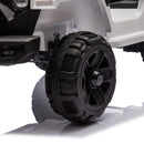 12V Bluetooth Electric Ride-On Truck with LED Lights for Kids Aged 1-4 Years - White