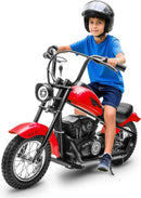 24V Electric Kids Motorcycle - 14MPH Ride-On Bike for Ages 1-4