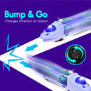 Bump-and-Go Bullet Train Toy with 3D Lights and Sound