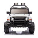 4.5Ah Kids Ride-On Truck with Parental Control, LED Lights, Music, and Dual Motors