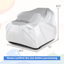 Universal Fit Kids Ride-On Toy Car Cover with Silver Coating and Storage Bag