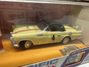 Motorific Custom Cars Thunderbird - Yellow with Black Roof and Red Stripes
