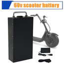60V 20Ah Lithium Battery featuring 50A BMS for 100-2000W Motors for Extended Rides