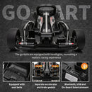 24V Electric Drift Go Kart for Kids Ages 8-12 with Dual 200W Motors and 9Ah Battery