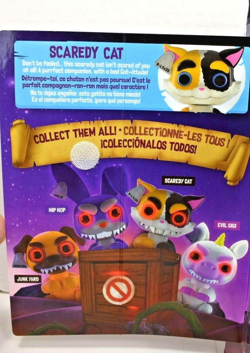 Interactive Fingerlings Grimlings Scaredy Cat Toy with Expressive Animations