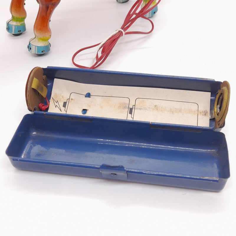Vintage 1960s Western Ranger Wind-Up Litho Tin Toy from Japan