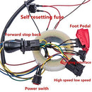 12V DIY Ride-On Car Conversion Kit with Dual Gearbox Motors, Wiring, Switch, and Pedal