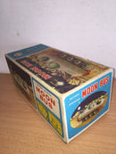Interactive Space Moon Bus Rover with Lights - 9.5" Vintage Collectible from Hong Kong