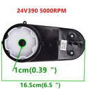 24V 390 Kids Electric Vehicle Steering Gearbox with 24 Volt Motor