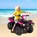 12V/24V Kids Electric Ride-On Jeep Truck ATV with LED Lights and Music Toy Vehicle