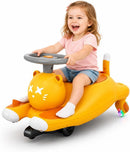 Kids' 2-in-1 Wiggle Ride-On Car with Pedal and Two Speed Options