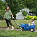 Double Delight Ride-On: Sturdy Kids Toy with Safety Features in Denim Blue