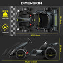 24V Kids Electric Drift Go Kart with Dual 150W Motors and Adjustable Seat 🎁