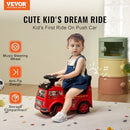 Sit-to-Stand Musical Push Car Toy for Toddlers 19 Months and Up with Storage Compartments