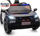 Land Rover 2 Seater Police Car Ride-On Toy for Kids, 24V