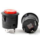 WEELYE Bumper Cars Push Button Power Start Switch - 6V/12V Red Circle (2 Pack)