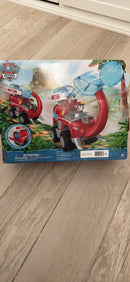 PAW Patrol Jungle Pups Marshall Fire Truck Launching Toy Vehicle