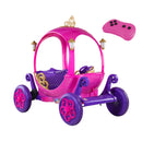 Princess 24V Ride-On Carriage for Kids in Pink & Purple with Remote Control