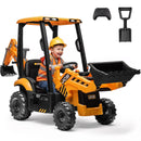 JCB 12V Remote-Controlled 3-in-1 Ride-On Excavator and Bulldozer for Kids