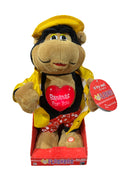 GEMMY 14" Flirty Singing Plush Gorilla with Banana Theme