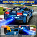 Gas Station Playset for Remote Control Cars - Spray & Dual Sounds for Kids Aged 4-12