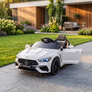 Mercedes AMG CLE 53 Kids Electric Ride-On Car with Remote Control, White