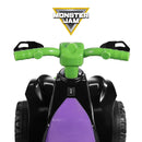Monster Jam 6V Kids ATV Quad - Safe and Powerful Ride-On Toy with Rechargeable Battery