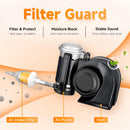 Powerful Compact Electric Train and Truck Air Horn with Button