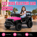 Remote-Controlled Electric Ride-On Car with Swing and Music for Children Aged 3-5
