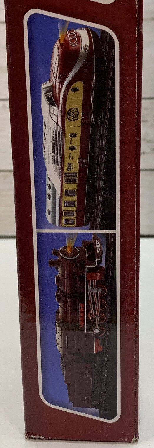 Vintage Style Classic 20-Piece Train Set with 14ft Track, Lights, and Sounds