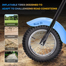Blue 24V 250W Electric Kids Dirt Bike Motorcycle 14MPH