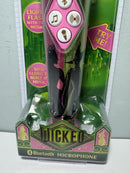 Wicked Bluetooth Karaoke Microphone with Lights for Singing Along and Audio Streaming