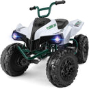 24V 4WD Dual-Seater ATV for Older Kids, Robust 4-Wheel Ride-On with Sounds in Blue