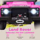 Pink Licensed Land Rover Off-Road Electric Ride-On Car for Kids