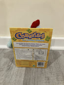 Vintage 1997 Gemmy Cornelius Battery-Operated Dancing Chicken with Blue Sparkles and Tinsel