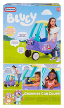 Bluey Grandma's Coupe Ride-On Toy with Accessories for Children Ages 1.5 to 5