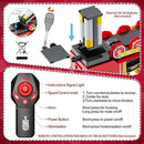 Smoke-Emitting Remote Control Steam Engine Train Set