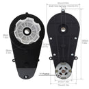 12V RS550 High-Speed DC Gearbox Motor for Ride-On Cars with 12mm Shaft Hole