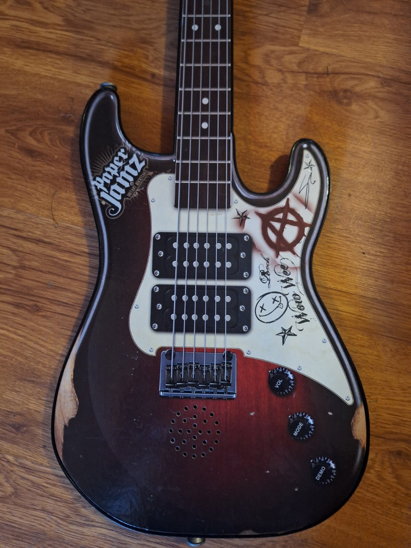 Wow Wee Paper Jamz Guitar Series 2 Instant Rock Star Red Without Strap
