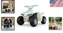 Blue 12V Battery Ride-On Toy for Toddlers Aged 1.5-4 with 80 Minutes of Playtime